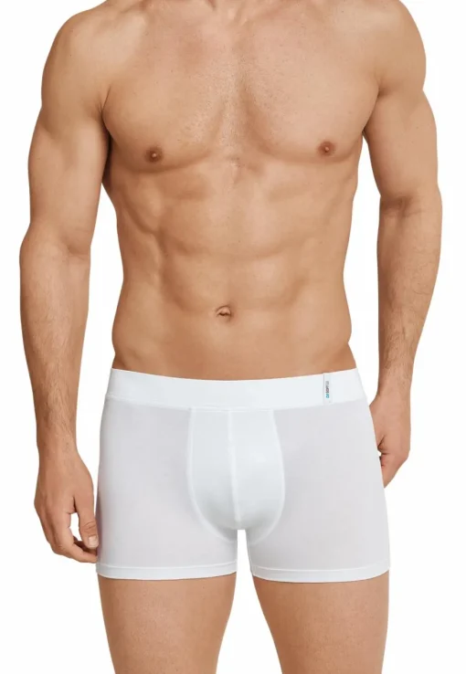 SCHIESSER Long Life Soft boxer (1-pack), heren short wit