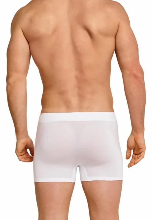 SCHIESSER Long Life Soft boxer (1-pack), heren short wit