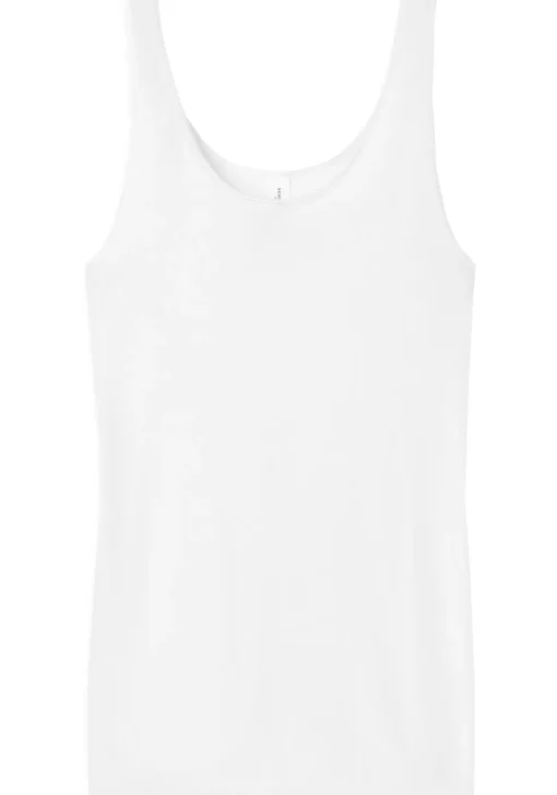 SCHIESSER Luxury dames hemdje (1-pack), wit