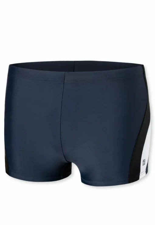 SCHIESSER Nautical Active heren badkleding, retro-zwembroek tricot gerecycled zijdelingse stroken admiraalblauw