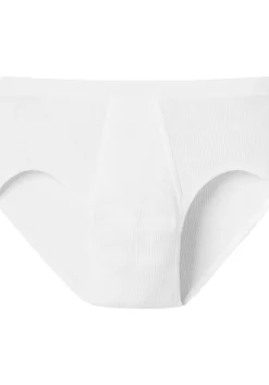 SCHIESSER Original Classics sportslip (1-pack), Doppelripp met gulp, wit