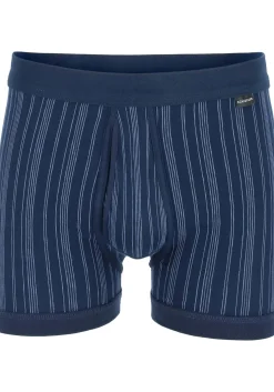 SCHIESSER Original Classics shorts (2-pack), Feinripp met gulp, blauw gestreept