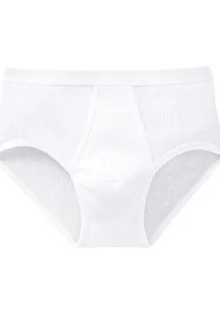 SCHIESSER Original Classics sportslip (2-pack), Doppelripp met gulp, wit