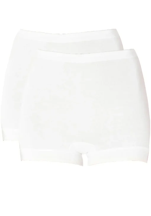 SCHIESSER Original Classics Feinripp dames pantyslips (2-pack), wit