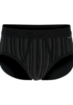SCHIESSER Original Classics sportslips (2-pack), Feinripp met gulp, zwart gestreept