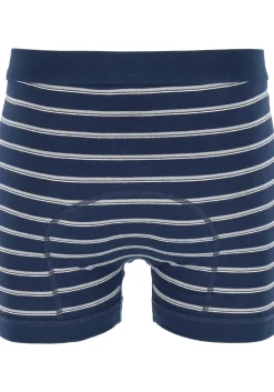 SCHIESSER Original Classics shorts (2-pack), Feinripp met gulp, blauw gestreept