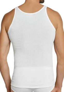SCHIESSER Original Classics singlets (2-pack), Doppelribb, wit