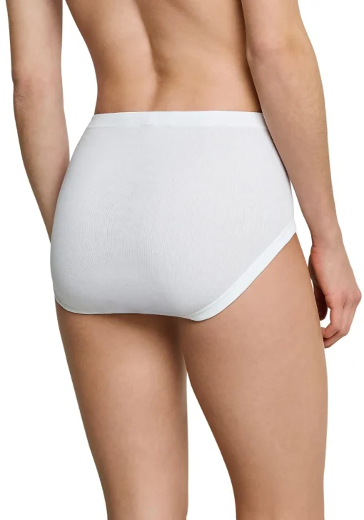 SCHIESSER Original Classics Feinripp dames tailleslips (2-pack), wit