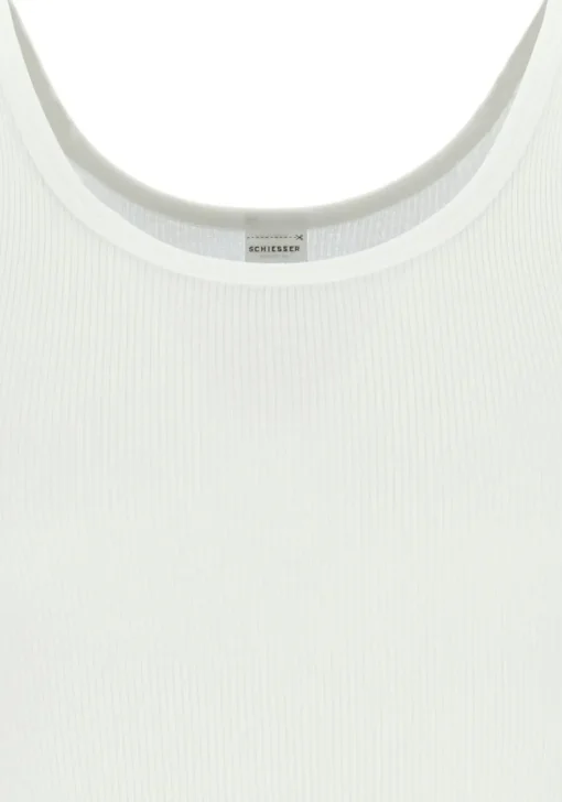 SCHIESSER Original Classics singlet (1-pack), Doppelribb, wit