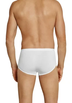 SCHIESSER Original Classics sportslip (1-pack), Doppelripp met gulp, wit