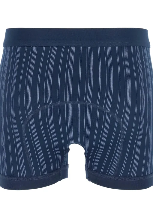 SCHIESSER Original Classics shorts (2-pack), Feinripp met gulp, blauw gestreept