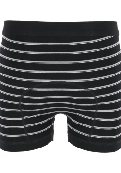SCHIESSER Original Classics shorts (2-pack), Feinripp met gulp, zwart gestreept