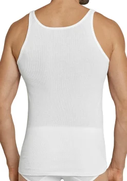 SCHIESSER Original Classics singlet (1-pack), Doppelribb, wit