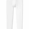 SCHIESSER Original Feinripp lange onderbroek (1-pack), heren onderbroek lang met opening wit