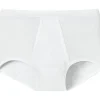 SCHIESSER Original Feinripp Classics slip (1-pack), met gulp, wit