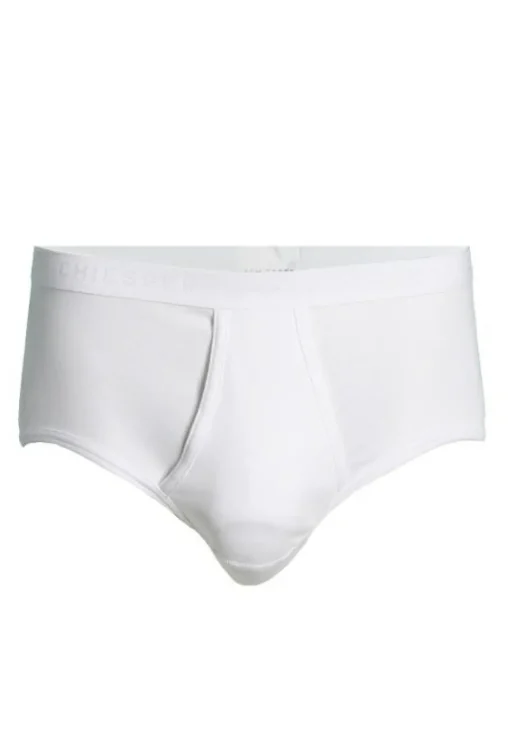 SCHIESSER Original Feinripp sportslip (1-pack), met gulp, wit