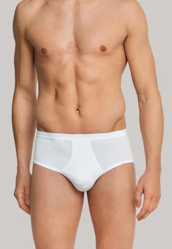 SCHIESSER Original Feinripp sportslip (1-pack), met gulp, wit