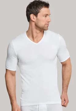 SCHIESSER Original Feinripp T-shirt (1-pack), V-hals, wit