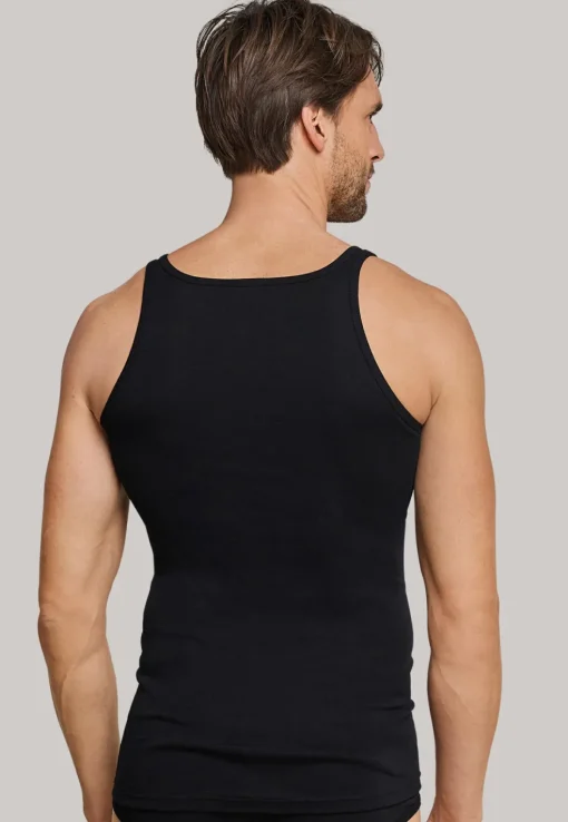 SCHIESSER Original Feinripp singlet (1-pack), zwart