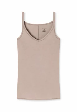 SCHIESSER Personal Fit singlet (1-pack), dames bruine spaghettitop