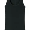 SCHIESSER Personal Fit singlet (1-pack), dames onderhemd zwart