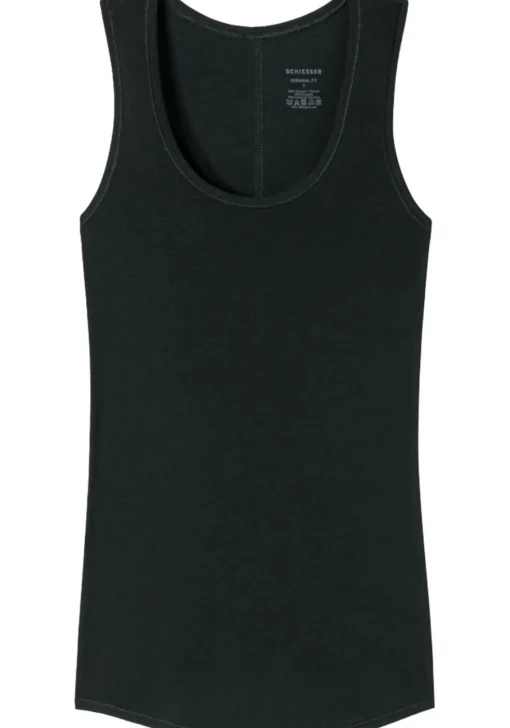 SCHIESSER Personal Fit singlet (1-pack), dames onderhemd zwart