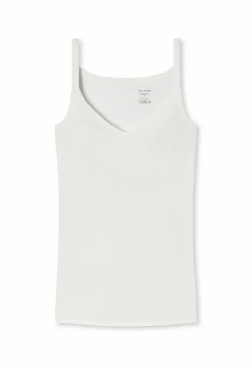 SCHIESSER Personal Fit singlet (1-pack), dames spaghettitop gebroken wit