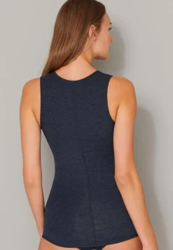 SCHIESSER Personal Fit singlet (1-pack), dames tank top nachtblauw