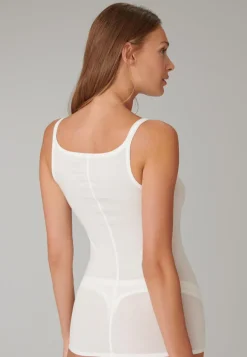 SCHIESSER Personal Fit singlet (1-pack), dames spaghettitop gebroken wit