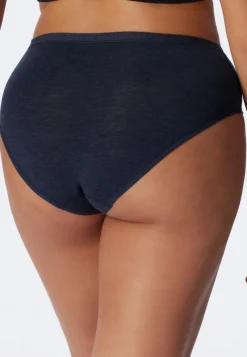 SCHIESSER Personal Fit slip (1-pack), dames midi-slip nachtblauw