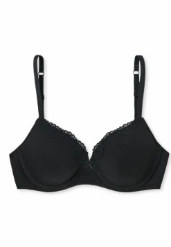 SCHIESSER Pure Cotton bh (1-pack), dames beugel-bh zwart