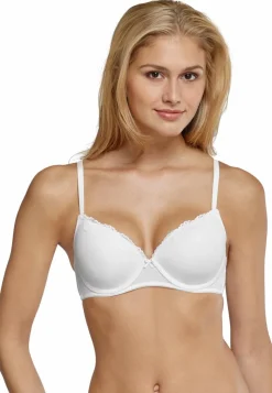 SCHIESSER Pure Cotton bh (1-pack), dames beugel-bh wit