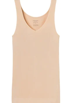 SCHIESSER Seamless Light dames tank top, naadloos hemd, huidskleur