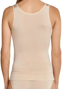 SCHIESSER Seamless Light dames tank top, naadloos hemd, huidskleur