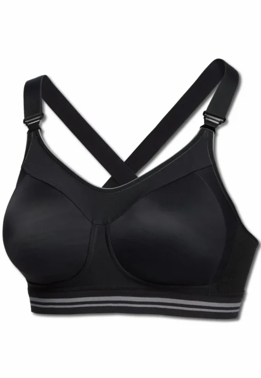 SCHIESSER Sport bh (1-pack), dames sportbeha actief high impact zwart