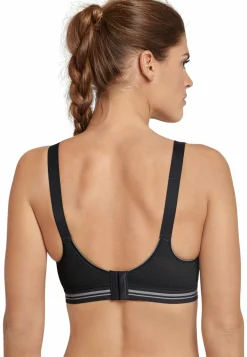 SCHIESSER Sport bh (1-pack), dames sportbeha actief high impact zwart