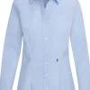 Seidensticker dames blouse slim fit, lichtblauw