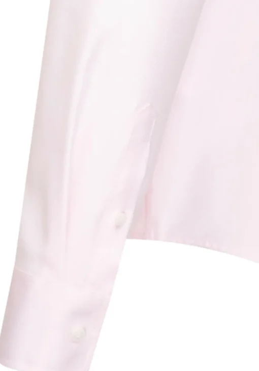 Seidensticker dames blouse slim fit, twill, roze