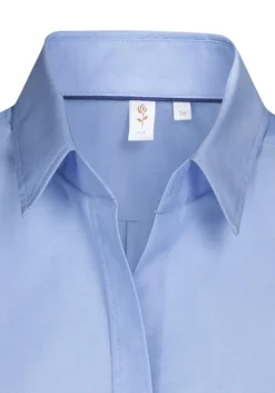 Seidensticker dames blouse slim fit, blauw