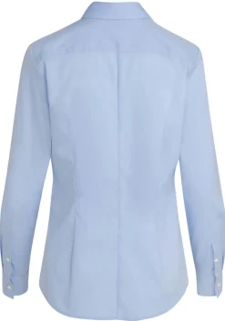 Seidensticker dames blouse slim fit, lichtblauw