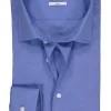 Seidensticker slim fit overhemd, lichtblauw fil a fil