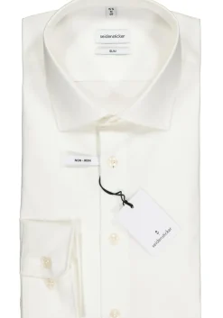 Seidensticker slim fit overhemd, off-white