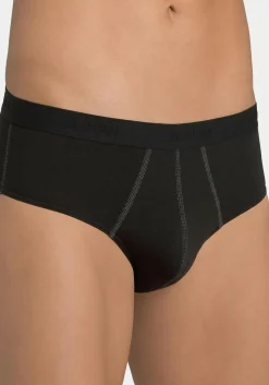 Sloggi Men 24/7 Midi, heren slips (2-pack), zwart