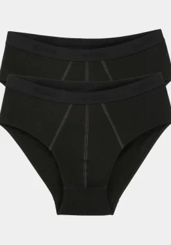 Sloggi Men 24/7 Midi, heren slips (2-pack), zwart