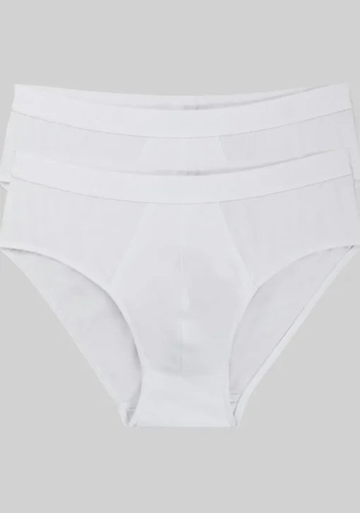 Sloggi Men 24/7 Midi, heren slips (2-pack), wit