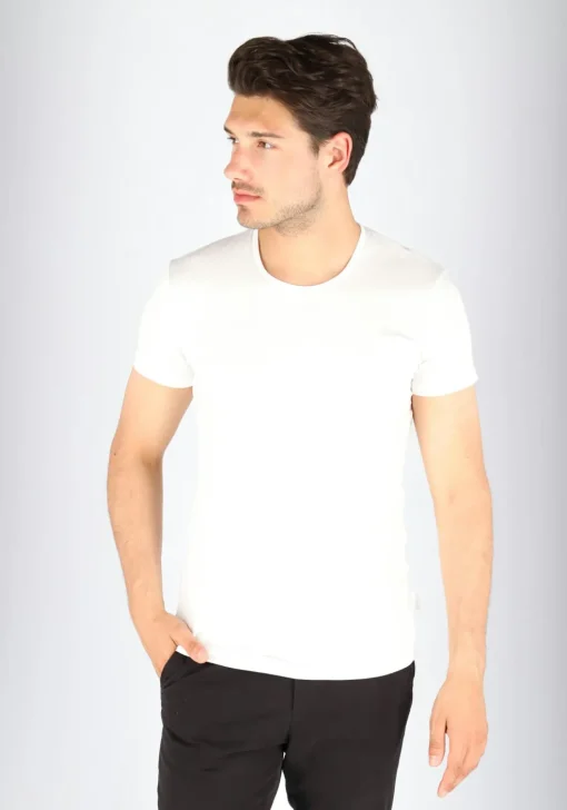 Sloggi Men 24/7 Shirt O-hals, heren T-shirts (2-pack), wit