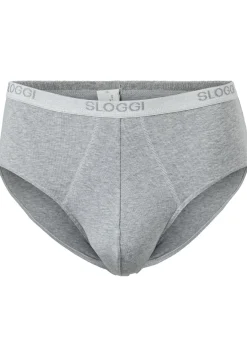 Sloggi Men Basic Midi, heren slips (2-pack), grijs