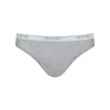 Sloggi Men Basic Mini, heren slip met smalle zijkanten (2-pack), grijs