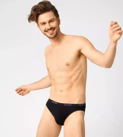 Sloggi Men Basic Mini, heren slip met smalle zijkanten (1-pack), zwart