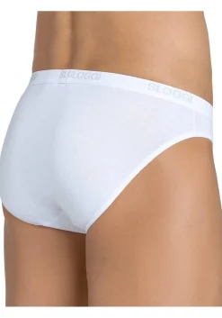 Sloggi Men Basic Mini, heren slips (2-pack), wit